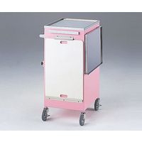 アズワン コンパクト救急カート PL（ピンク鍵付き） PL（ピンク） 1台 0-1200-11　　ナビスカタログ（直送品）