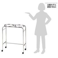 アズワン ステンレス手洗台(エコノミー) 2個用 φ320 0-1556-04 1台（直送品）