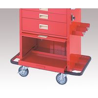 アズワン 救急ワゴン レッド 0-191-21 1台（直送品）