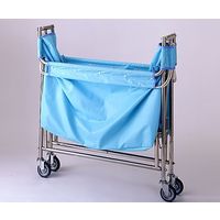 日鈑工業 リネンワゴン ステンレス GN-2-SUS 1台 8-7592-02（直送品）