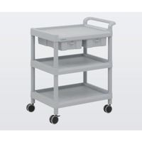 アズワン モバイルストレージカート(引出し付) 3段 705×444×855 MSO21D 1個 7-1085-02（直送品）