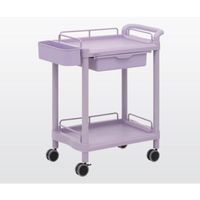 アズワン モバイルポケットカート(引出し付き) 2段 650×410×838 MP61AP 1個 7-1086-01（直送品）