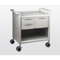 アズワン モバイルストアーカート 浅型2個・深型1個 MS24B 1個 7-1087-02（直送品）