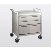 アズワン モバイルストアーカート 浅型4個・深型2個 MS24E 1個 7-1087-04（直送品）