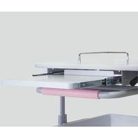 ナカバヤシ 電子カルテワゴンスリム(昇降タイプ サイドネット付き) 470×583×830~1050 RKW-402S 1個（直送品）