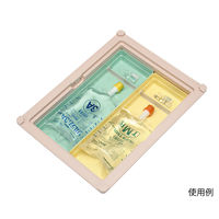 サカセ化学工業 アンプルケース(W108×D330×H43mm)ライトイエロー AT-17 1セット(6個) 8-8302-02（直送品）