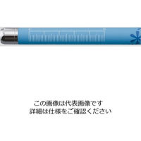 アズワン ラバー調ソフトLEDペンライト(ロング) ブルー 1セット(3本) 8-9555-01