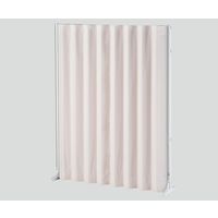 アズワン 抗菌アコーディオンスクリーン 直線 パステルピンク 1500×1650 8-9921-01 1個（直送品）