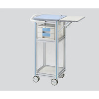 アズワン ヨーロピアンカート II(スリムPCカート) 補助天板あり 引出し1段 ピンク ET-BP 1個 8-9932-03（直送品）