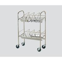 アズワン カルテワゴン(静音タイプ) 670×320×970mm CW-670S 1台 0-3445-11（直送品）