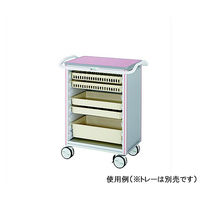 アズワン ヨーロピアンカートII(アルティアトレー) ピンク 850×540×1050mm EL-TP 1台 0-5751-12（直送品）