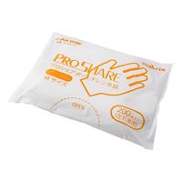 アズワン プロシェア ポリエチレン手袋 エンボス無 M 1袋(200枚入) 8-2587-02 1セット(1800枚:200枚×9袋)（直送品）