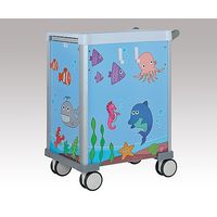 アズワン 小児科用カート(LUXE) ブルー 690×540×930mm LX3405PROS 1台 8-3304-02（直送品）