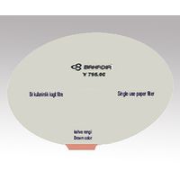 日本フリッツメディコ 滅菌コンテナー交換用ディスポ紙フィルター 100枚入 F800-00 1セット(200枚:100枚×2箱)（直送品）