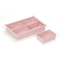 サカセ化学工業 BTトレーモジュールアクセサリー(W260×D72×H83mm)ピーチ BT-6 1セット(5個) 8-5978-01（直送品）