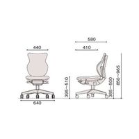 【設置込】イトーキ　cassico（カシコ） オフィスチェア　肘なし　背面：樹脂タイプ・ハンガー付（オフホワイト）　背座：ブラック　1脚（直送品）
