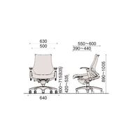 【設置込】イトーキ　エフチェア　クロスバック ローバック ブラックフレーム　ブラック樹脂脚　可動肘付　背座：ラズベリーレッド　1脚（直送品）