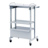 サンワサプライ　ハイスタンド（W631×D510mm）　ワゴンラック　RAC-317NK　（直送品）