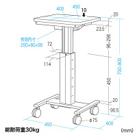 サンワサプライ　マルチカート　カルテカート　RAC-MULTCT1　（直送品）