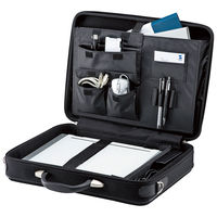 サンワサプライ セミハードPCケース シングル ブラック/15.6インチワイドまで対応 BAG-EVA6BKN 1個