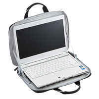 サンワサプライ 衝撃吸収PCケース(13.3型ワイド) BAG-P21BK2 1個（直送品）