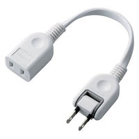 電源延長コード コンセント×1 10cm 白 T-ADR1WH エレコム 1個