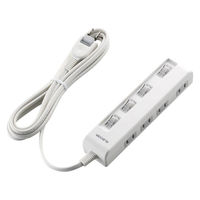 延長コード 電源タップ コンセント 3m 2P 4個口 個別スイッチ 横挿し 省エネ 白 T-E5C-2430WH エレコム 1個