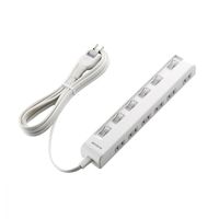 延長コード 電源タップ コンセント 3m 2P 6個口 個別スイッチ 横挿し 省エネ 白 T-E5C-2630WH エレコム 1個