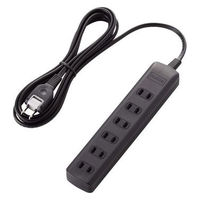 延長コード 電源タップ コンセント 2.5m 2ピン 6個口 雷ガード ブラック T-K1A-2625BK エレコム 1個