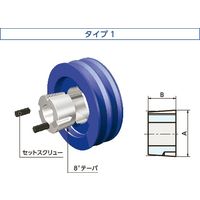 鍋屋バイテック(NBK) ブッシングプーリー イソメック＜sup＞（R