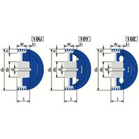 鍋屋バイテック(NBK) Vプーリー 560-8V-4 1個（直送品）