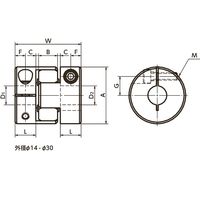 鍋屋バイテック(NBK) MJT-55C-EWH-12-30 1個（直送品） - アスクル