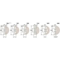 鍋屋バイテック(NBK) ブッシングプーリー PK-170-12 1個（直送品）