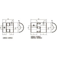 フレキシブルカップリング ー ジョーマックス＜sup＞（R）＜/sup＞標準タイプー スパイダ：ポリウレタン L075-U-16H7-19H7（直送品）
