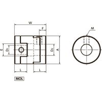 鍋屋バイテック(NBK) MOL-40-10-12（直送品）