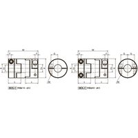 鍋屋バイテック(NBK) MOL-63C-20-20（直送品）