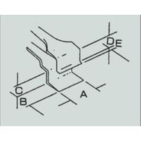 コクゴ フラットピンセット No2WF 120mm 110-20602 1本（直送品）