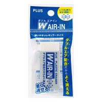 消しゴム Wエアイン ホワイト ER-100WP 36429 プラス（直送品）