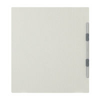 プラス PPフラットファイルA4S厚とじGY 98349 1冊