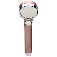 マジカヨ・アリエーネ シャワーヘッド 節水 ストップ （シャワー穴0.3mm 浴び心地やわらか 低水圧対応 ブラウンゴールド） GA-FC022　（直送品）