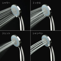 カクダイ ガオナ シャワーヘッドとホースのセット 4段切替 空気を含んだ泡状のシャワー 節水 掃除 やさしい浴び心地 GA-FH014 1個