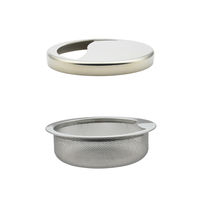 カクダイ ガオナ 排水口カバー 浅型ゴミ受け セット 14.5センチ用 ステンレス製 シンク GA-PB029 1個