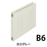 プラス フラットファイルB6E縦罫線タイプGY 98289 1冊