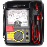 三和電気計器 3レンジ式アナログ絶縁抵抗計 PDM1529S 1台