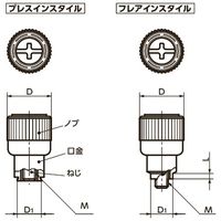 鍋屋バイテック(NBK) ねじ 47-80-584-10 1個（直送品）