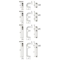 鍋屋バイテック(NBK) FA関連 取手 B4取っ手 B4-50-403-11 1個（直送品）