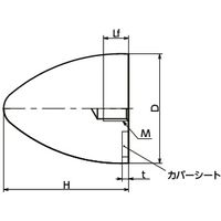 鍋屋バイテック(NBK) 防振ゴム FGBB-50-61-M8-E-55 1個（直送品）