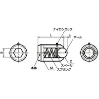 鍋屋バイテック(NBK) プランジャー FP-3 1個（直送品）