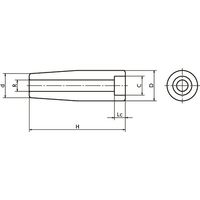 鍋屋バイテック(NBK) チューブラグリップ GKR-10 1個（直送品）