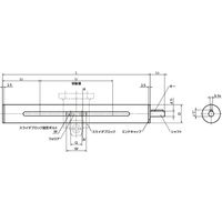 鍋屋バイテック(NBK) ボールねじアクチュエーター GN291N-40-70-R1-NI 1個（直送品）